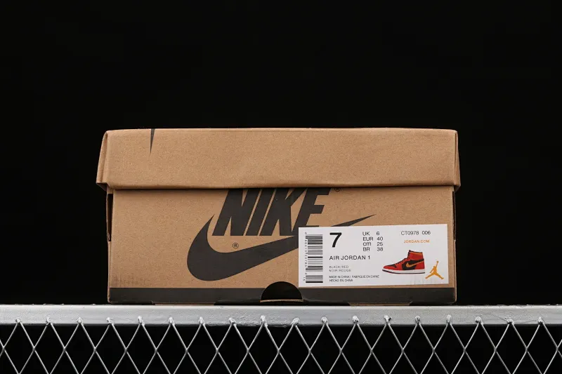 All categories Air Jordan Jordan series basketball shoes Air Jordan 1 High Z version Air Jordan 1 Zoom CMFT AJ Joe 1 black red yellow hook CT0978-006